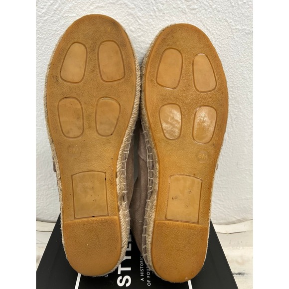 Vince Womens Size 6 Robin Espadrille Brown‎ Suede Flat Loafers - Picture 6 of 8